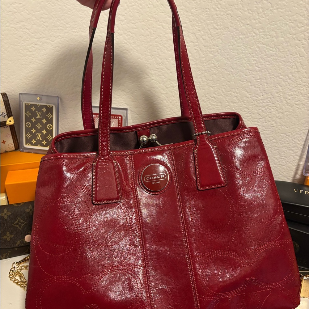 Coach Carryall Leather Tote